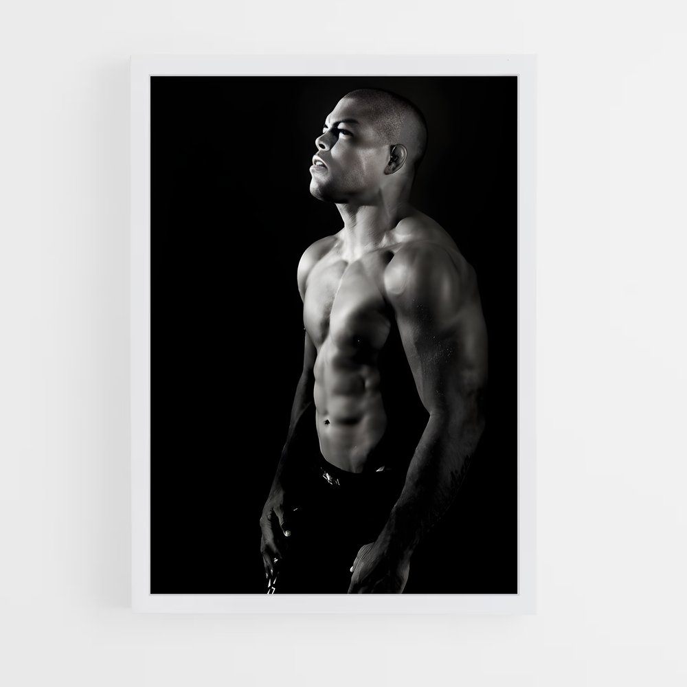 Poster L'Ombre Musclée – affiche Jiu-jitsu brésilien (vue 3)